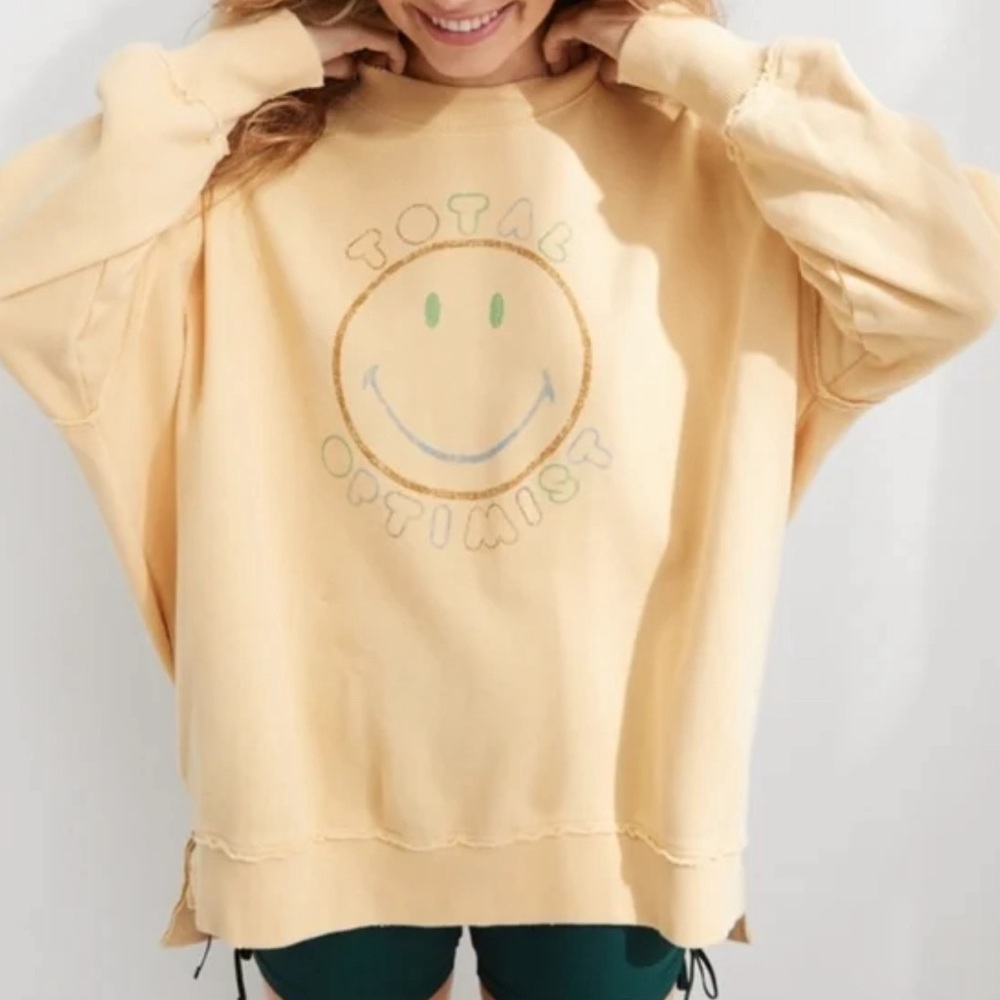 Aerie The Happiest Oversized Crewneck Sweatshirt